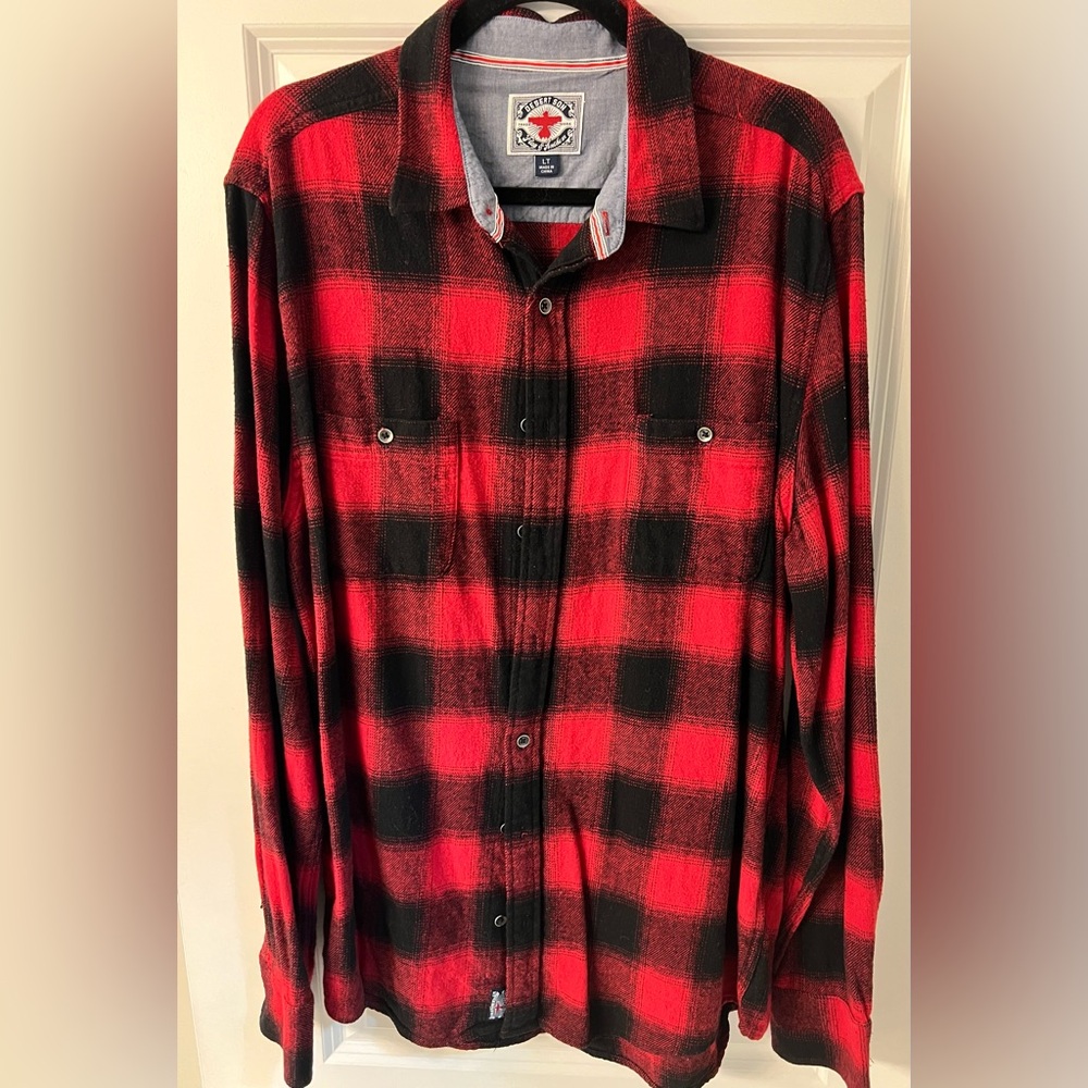 Men Flag & Anthem “desert sun” flannel